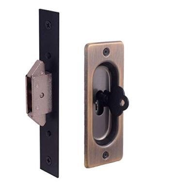 Imagem de Fechadura Interior Com Bico Duplo Para Portas De Correr, Arouca Fechaduras, 4006/1284/Chd-Ibt, Antique