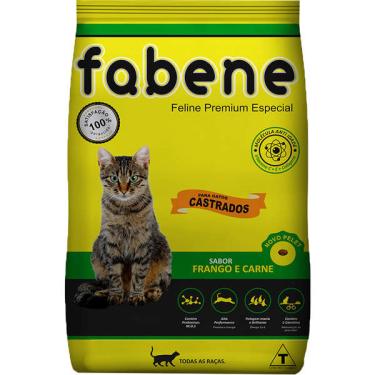 Imagem de Ração Seca Fabene Premium Especial para Gatos Castrados - 10,1 Kg