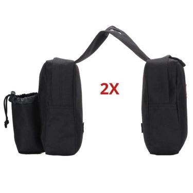 Imagem de Alforge De Tanque Mala 5L Motos Quadriciclo Kit 2 Unids Top