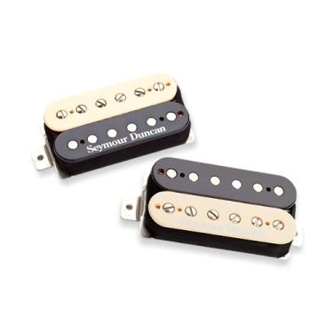 Imagem de Seymour Duncan Conjunto de captadores Humbucker de alta tens o, zebra