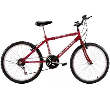 Imagem de Bicicleta Aro 26 18V Sport Bike Cor Vermelha - Dalannio Bike