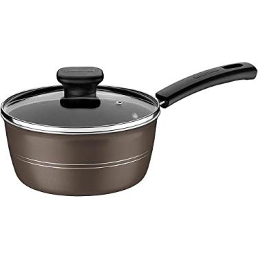 Imagem de Panela Tramontina Sicília em Alumínio com Revestimento Interno e Externo em Antiaderente Starflon Excellent Avelã 16 cm 1,3 L