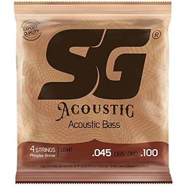 Imagem de ENCORDOAMENTO PARA BAIXOLÃO 4 CORDAS 045 BRONZE FOSFORO SG