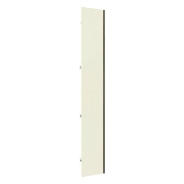 Imagem de Porta para Roupeiro Closet Canto Diagonal Individual 40cm Puxador Perfil Inox Luciane Móveis