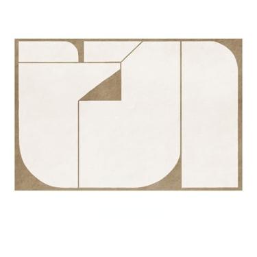 Imagem de Tapete decorativo para sala de estar, área grande, cabeceira, veludo, lavável, c, 80x120cm(31,4x47 pol.)