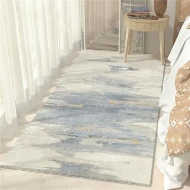 Imagem de Tapete de veludo para sala de estar, design artístico, engrossado e ampliado, para quarto, vestiário, tapete decorativo, 6,80x120cm(31,4x47in)