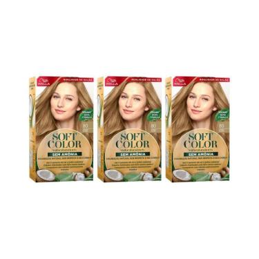 Imagem de Coloraçao Soft Color 80 Louro Claro-Kit C/3Un