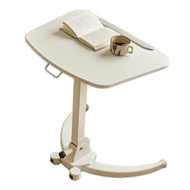 Imagem de FSSSAZZZZZZZZZZZZ Mesa Móvel Dobrável, Suporte Ajustável em Altura, Mesa de Laptop Inclinável de 90°, Portátil com Rodas, Suporta até 10 kg (Cor: D, Tamanho: 70 * 51 * 76-108 cm)