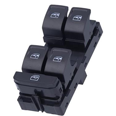 Imagem de Aramox Interruptor de janela, interruptor de controle mestre de janela de porta de substituição preto para SEAT 2020, OEM: 5G0 959 857 D, 5G0959857
