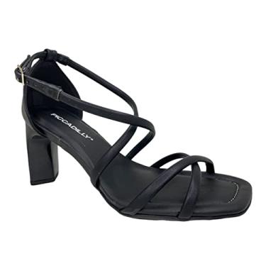 Imagem de SANDALIA SALTO PICCADILLY 655007 PRETO
