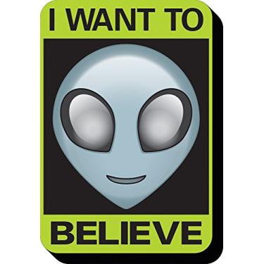 Imagem de Alien Believe - Ímã grosso e divertido