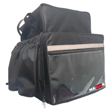 Imagem de Mochila Bag Completa Em Nylon para Motoboy Delivery com ISOPOR 45L - Preto