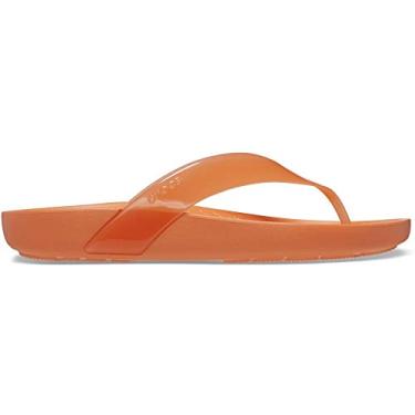 Imagem de Chinelo crocs splash shine flip persimmon