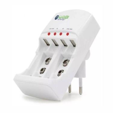 Imagem de Carregador De Pilhas Bap Aa Aaa E Baterias 9V Bivolt