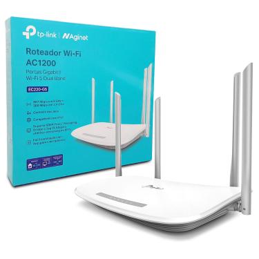 Imagem de Roteador TP-Link EC220-G5, Gigabit, Dual Band (2.4GHz/5GHz), AC1200, 4 Antenas, IPv6