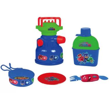 Imagem de Kit Camping Hora Do Lanche Fogareiro E Cantil Pj Masks 1738