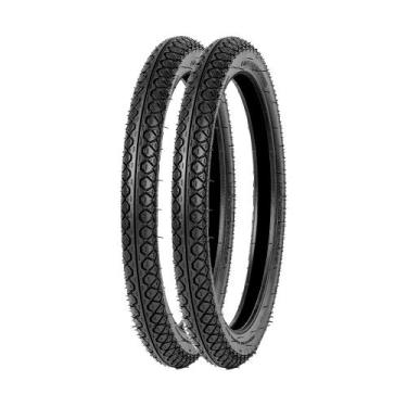 Imagem de Jogo 2 Pneus Moto Maggion Streetfighter MF7 60/100-17 33L + 80/100-14 