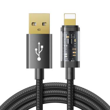 Imagem de Cabo Usb Para Lightning 20W Carga Rápida 2m Preto Joyroom