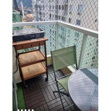 Imagem de Kit 5 deck modular plástico antiderrapante 30x30 piscina box varanda j