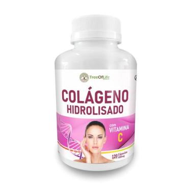 Imagem de Colágeno Hidrolisado Com Vitamina C 120 Cápsulas 500Mg - Tree Of Life,
