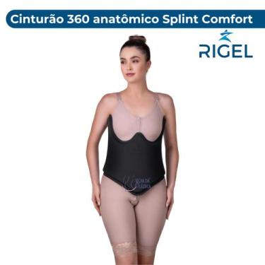 Imagem de Cinturão Pós-cirúrgico Anatômico 360 Lipoaspiração Rigel, ÚNICO