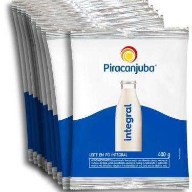 Imagem de Pack 10 unidades Leite em Pó Integral Piracanjuba 400g - Kit com 10x40
