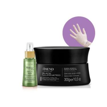 Imagem de Amend Mascara Matizadora Black Illuminated + Millenar Oil Inchi 60ml +