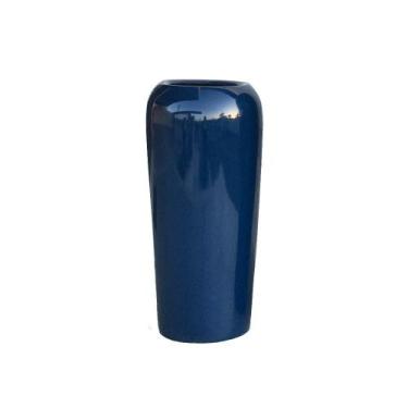 Imagem de Vaso de Fibra de Vidro 63X28 cm Estilo Vietnamita Azul - BELI HOUSE