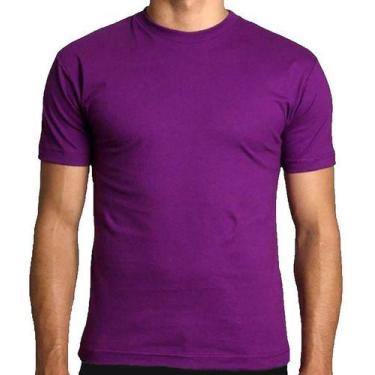 Imagem de Camiseta Masculina Algodão Básica Camisa Atacado 30.1  Lisa - Vesttuar