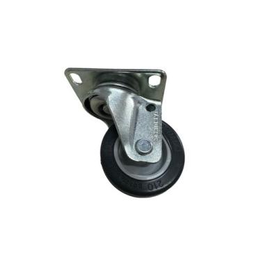 Imagem de (4pçs) Rodizio Giratorio Placa Roda 210 2pol. BP PVC 120kg - SCHIOPPA