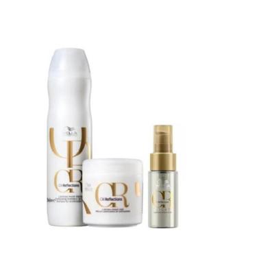 Imagem de Kit Wella Professionals Oil Reflections Shampoo 250ml+Máscara 150ml+Oi