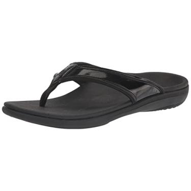 Imagem de REVITALIGN Sandália ortopédica feminina Yumi, Preto, 42