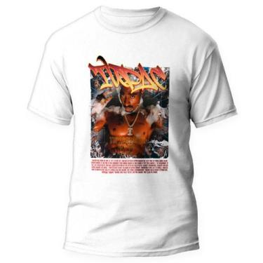 Imagem de Camiseta Tupac 2pac Rapper Rap camisa Hip Hop 2 - Kamisetas Otaku, Bra