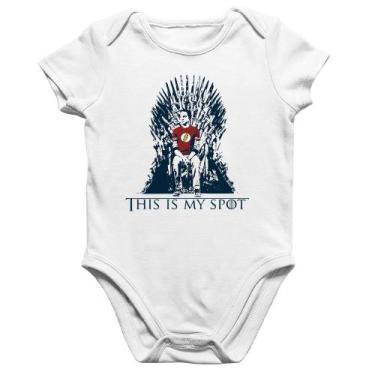 Imagem de Body Bebê Algodão This Is My Spot - Foca na Moda, Branco, G