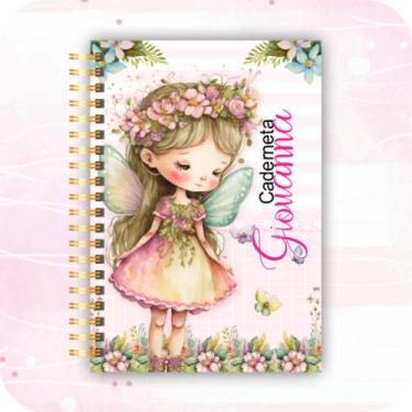 Imagem de Caderneta de Saúde - Fadinha - Krika Personalizados