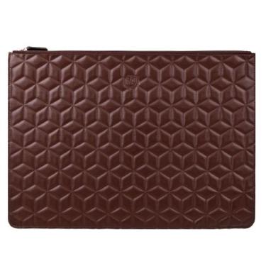 Imagem de Pasta Envelope Matelassê Artlux 1409, Cafe