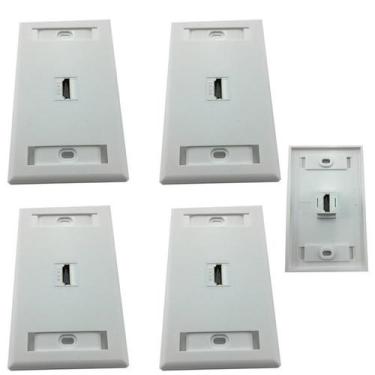 Imagem de Kit 4 Espelhos de parede com 1 saída Hdmi - Wincabos