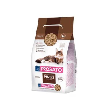 Imagem de Areia Para Gato Granulado Higiênico Progato Pinus 1,8kg