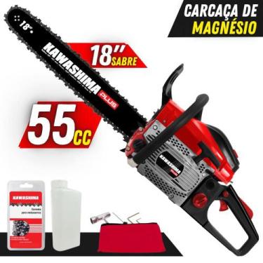 Imagem de Motosserra Potente Kawashima KCS 550-P À Combustão 54,6cc 2 Tempos Com