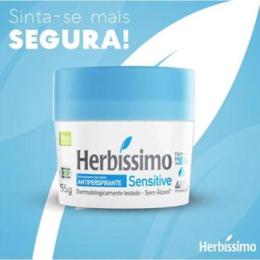 Imagem de Desodorante Creme Antitranspirante 55g Herbíssimo - Dana - Dana Cosmét