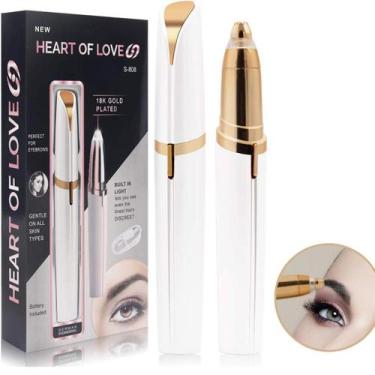 Imagem de Caneta Depiladora Indolor De Sobrancelha Elétrica Usb Design - Home Go