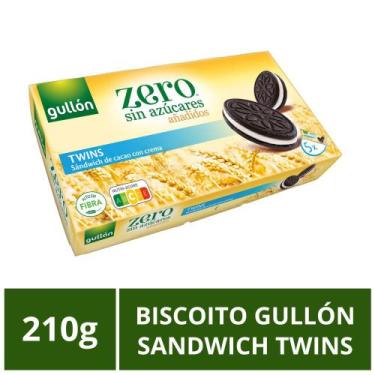 Imagem de Biscoito Gullón Sem Açúcar, Sandwich Twins, 210g