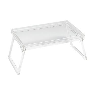 Imagem de Bandeja Café da Manhã Hara Acrílico Transparente 50x25 Cm
