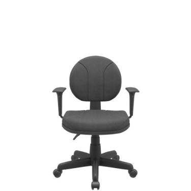 Imagem de Cadeira Executiva Operativa Poliéster Giratória com Braços Reguláveis 