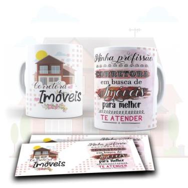 Imagem de Caneca profissões: Corretor de Imóveis - LiveSub
