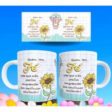 Imagem de Caneca gospel frases religiosas versículos bíblicos motivacionais 107 