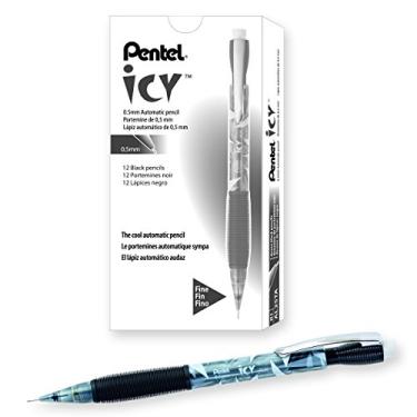 Imagem de Pentel Lapiseira AL25TA Icy, 0,5 mm, fumaça trans, dúzia