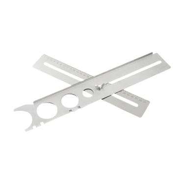 Imagem de WeiLaiKeQi Localizador de furos para pisos de cerâmica, ferramenta de perfuração de piso, acessório para furação de aço inoxidável para cerâmica, mármores de