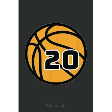 Imagem de Basketball Fans Favorite Number 20 Notebook: A blank lined basketball notebook 6x9 in 110 Pages that makes a fun basketball gift for teen girls, women's basketball, team basketball gifts