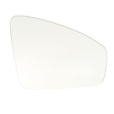 Imagem de Vidro do espelho do lado direito do passageiro aquecido sem ponto cego sem escurecimento automático compatível com VW Tiguan 2018-2023 Vidro de substituição do espelho retrovisor lateral direito (lado